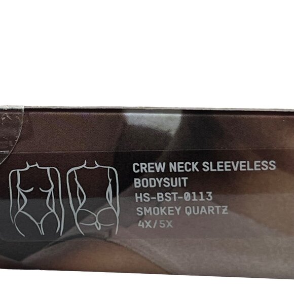 SKIMS Essential Crew Neck Sleeveless Bodysuit Smokey Quartz Womens 4X/5X - Picture 11 of 11